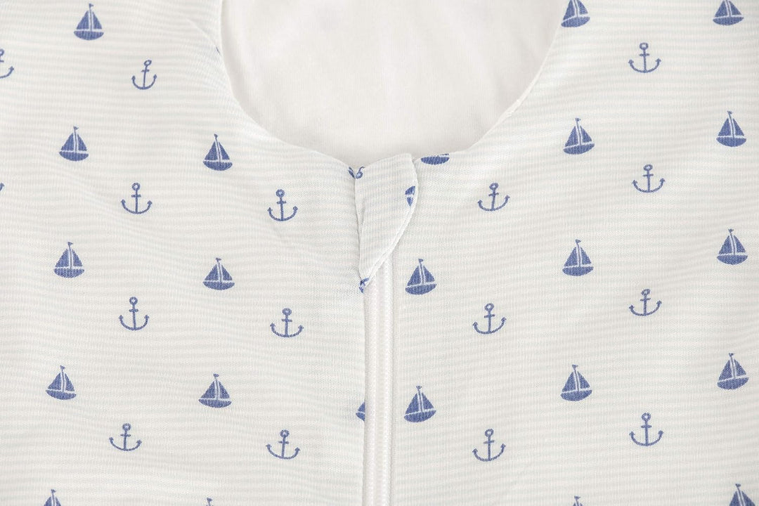 Träumeland Sommerschlafsack LIEBMICH aus Tencel, Design Anker, mit Naturfaser Tencel gegen Schwitzen