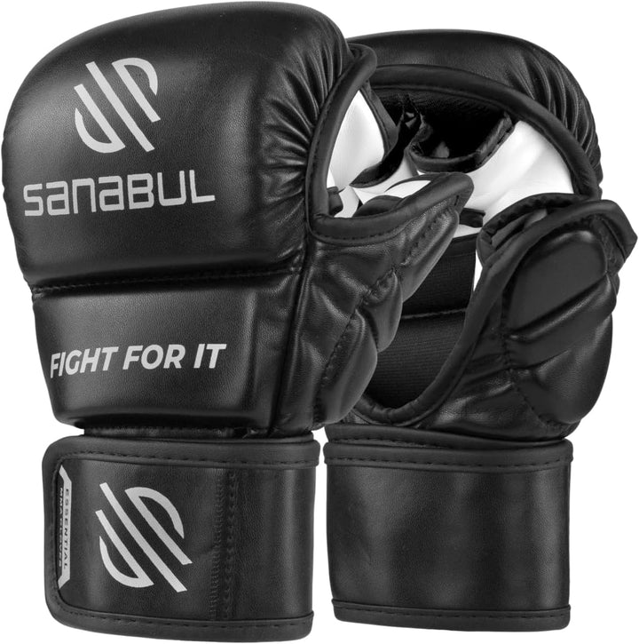 Sanabul Essential 7 oz MMA Handschuhe | MMA Trainingshandschuhe | Hybrid Sparring Handschuhe für MMA