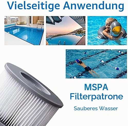 Ersatz Filter für MSpa Filterkartusche Wasserfilter, Kartuschenpumpe für heisse U-Boote und Spa,für