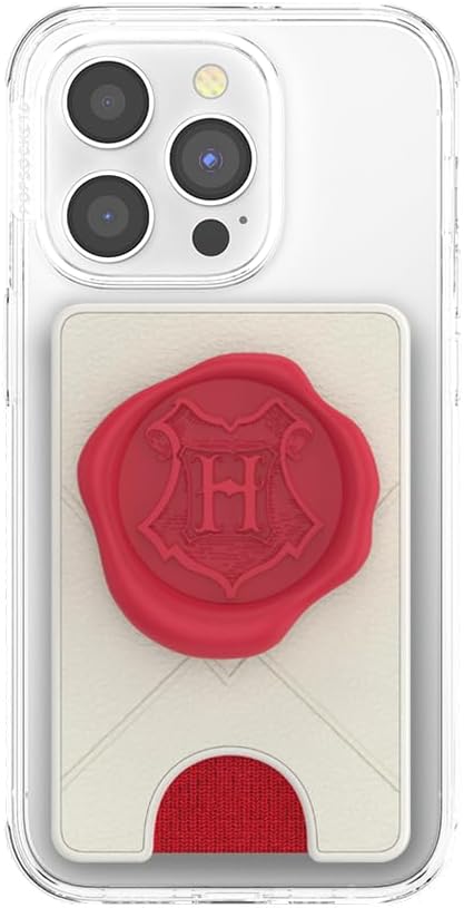 PopSockets: PopWallet+ mit Integriertem Austauschbarem PopTop für Smartphones und Tablets - Hogwarts