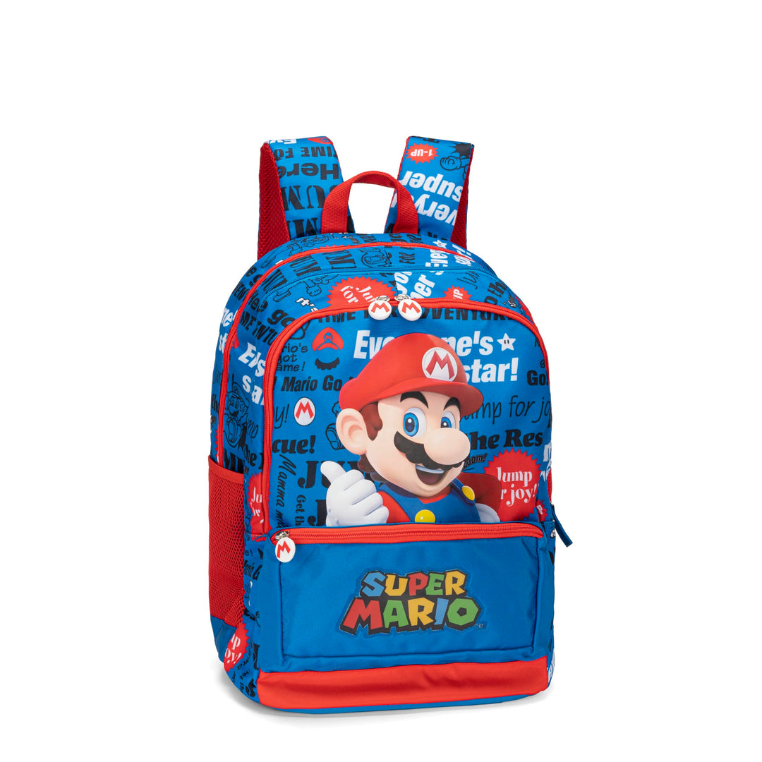 Franco Cosimo Panini Unisex Kinder Zaino Scuola Schulrucksack (1er Pack), Blau