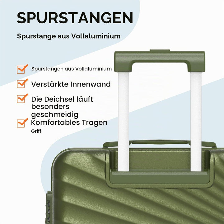 Joyway Kofferset 6tlg Hartschale Leicht mit 4 Rollen und TSA-Schloss Der Gepäcksets Enthält 1 Multif