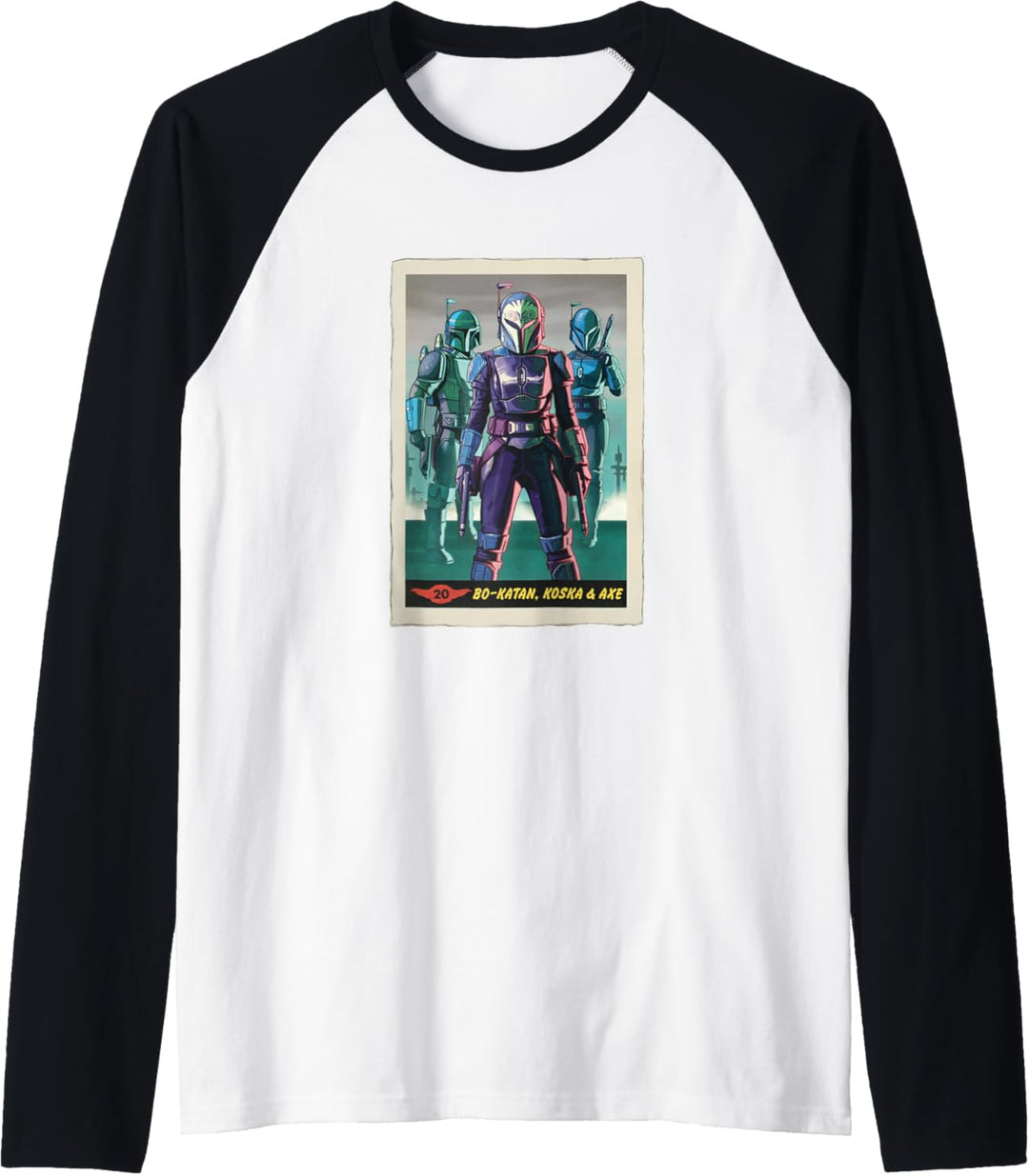 Star Wars: The Mandalorian Bo-Katan, Koska & Axe Bounty Card Raglan