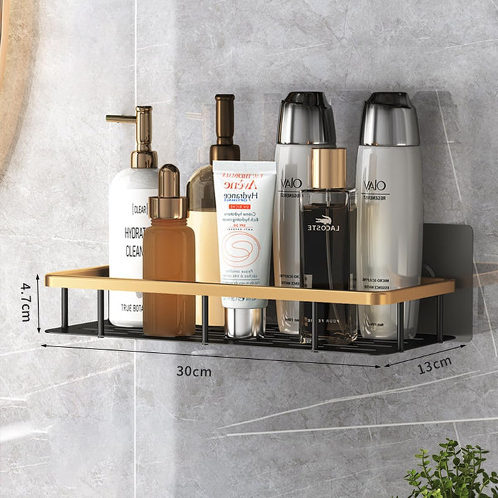 Duschablage Ohne Bohren, 2 Stück Badezimmer Regal, Badregal Bad Organizer Rostfrei Duschregal für Sh