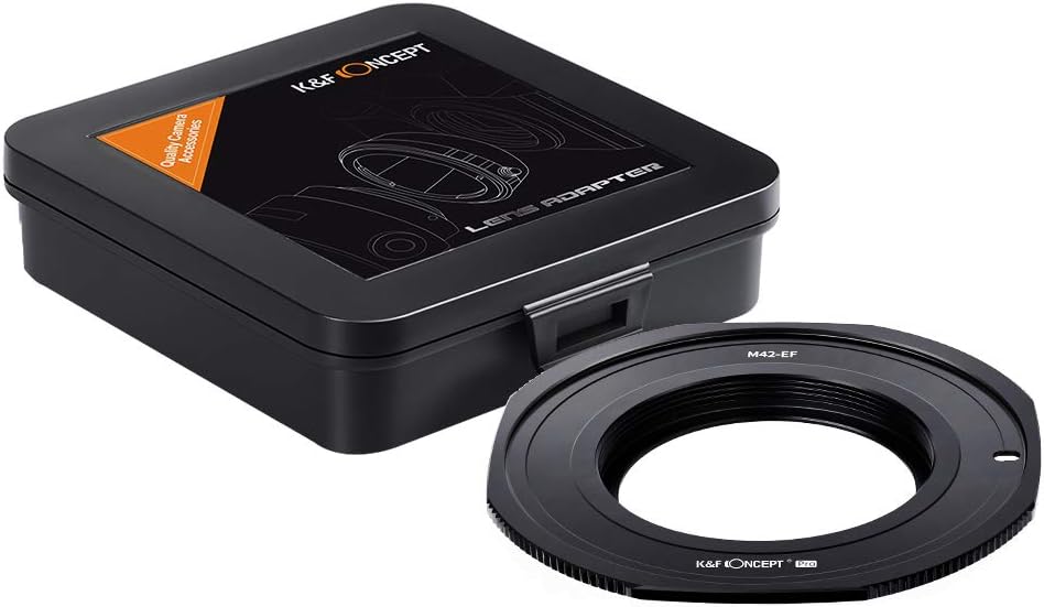 K&F Concept M10135 M42-Canon EOS Hochpräziser Adapterring Objektivadapter Objektiv Mount Adapter Rin