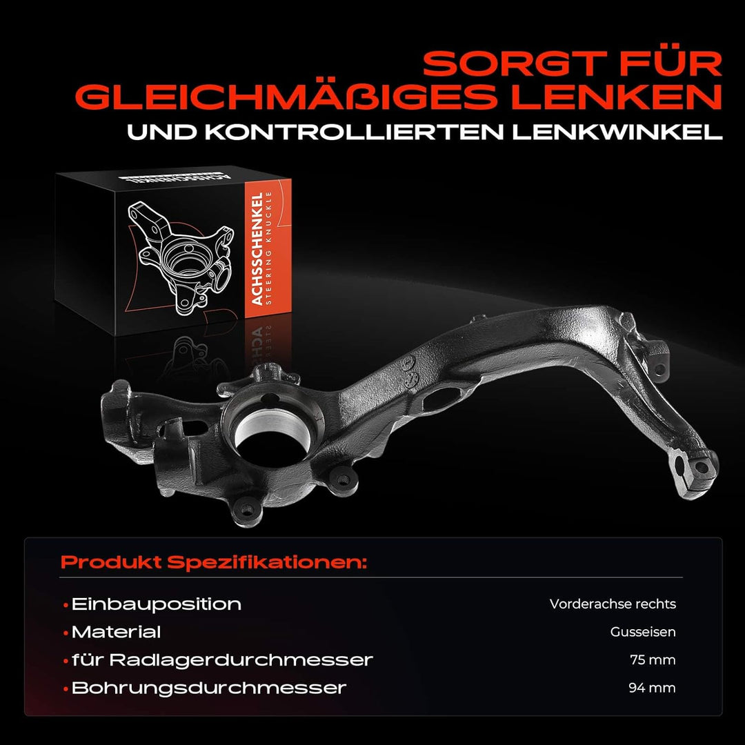 Achsschenkel Radaufhängun Vorne Rechts für A4 8D2 B5 Avant 8D5 B5 A6 Avant 4B C5 Passat 3B2 Variant