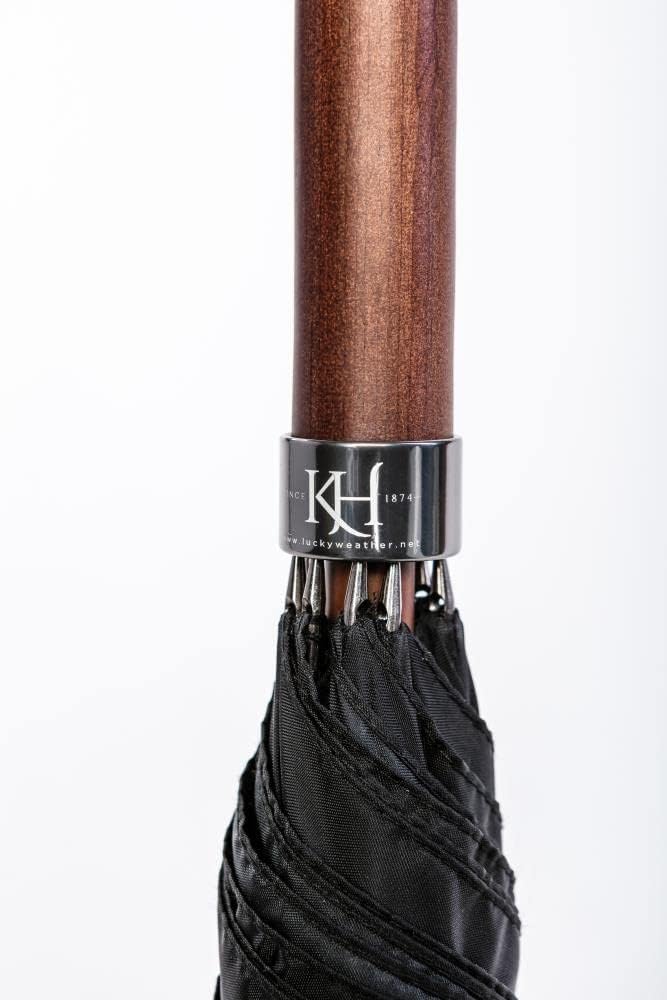 LUCKYWEATHER Regenschirm Stockschirm Damen Motiv Engel in den Wolken I Stockregenschirm gross und st