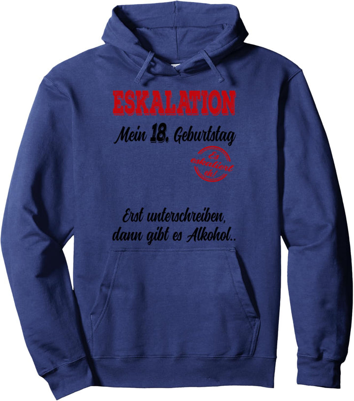18. Geburtstag Junge Mädchen Party Gästebuch Lustig Geschenk Pullover Hoodie