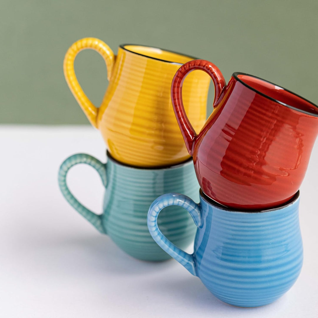 La Cafetière Espresso-Tassen, Keramik, 4er-Set