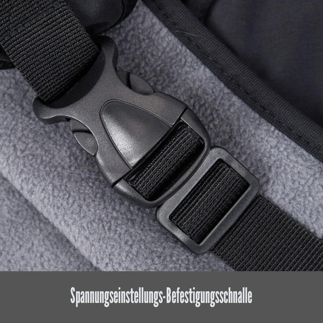 Wasserdichter Hundemantel mit Fleecefutter - Winddichter Wintermantel &amp; Regenjacke mit Reflektorstre