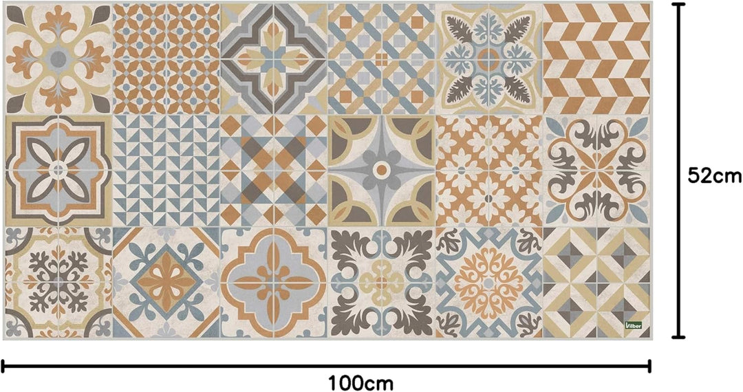 vilber, Vinylteppich, Toledo DU 04 52 X 100 x 0.22 cm Braun-04 52 x 100 x 0.22 cm, Braun-04 52 x 100