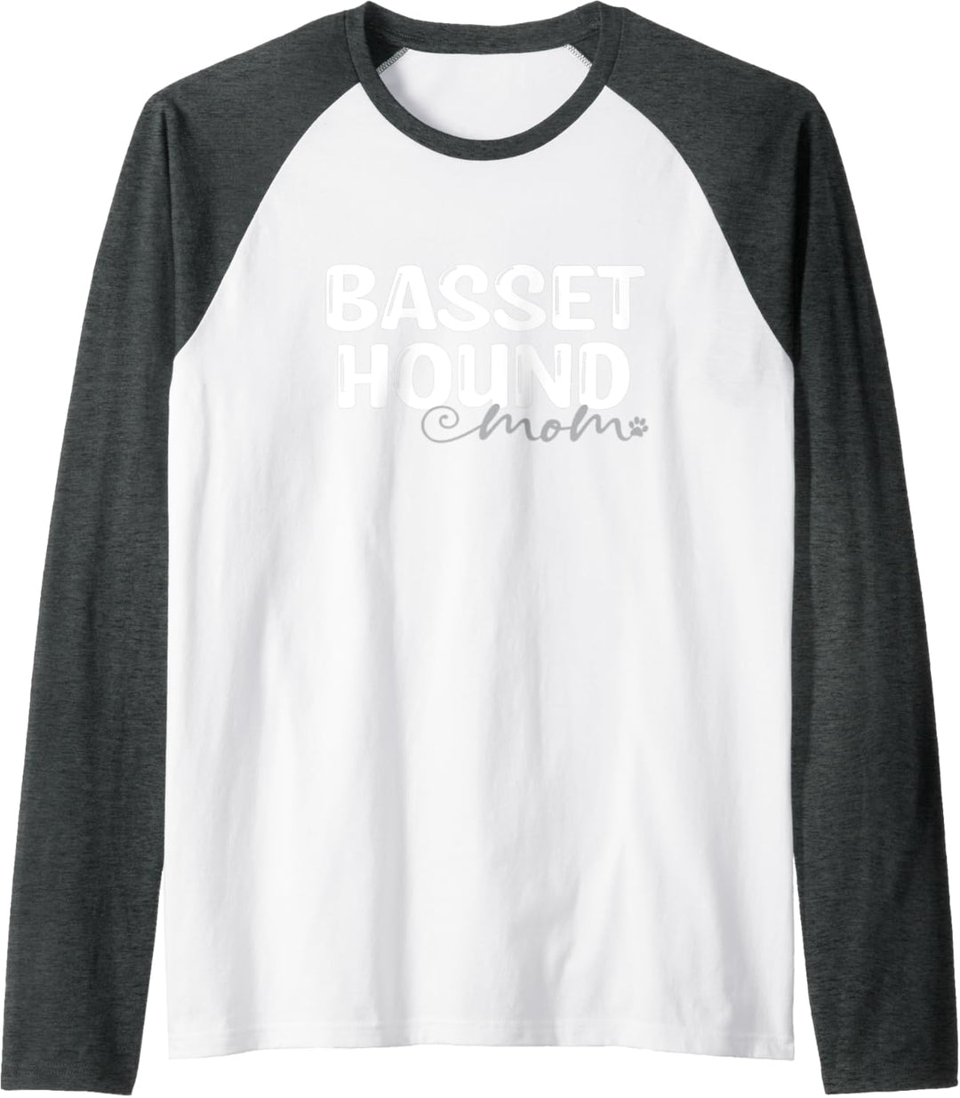 Dog Lover Basset Hound Mom Raglan