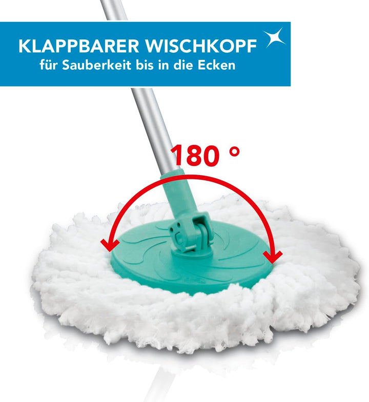 CLEANmaxx Power-Wischmopp mit Zwei-Kammer-Filtersystem | Designed in Deutschland - Schmutzwasser wir