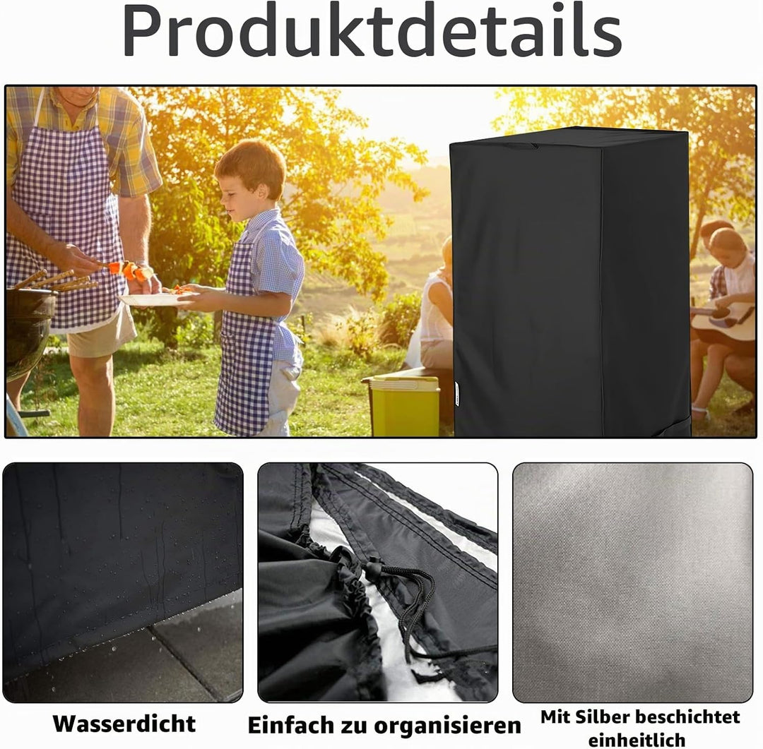 Grillabdeckung, Abdeckung für Grill, Wetterbeständige BBQ Grillabdeckung Grillzubehör, 210D Oxford-S