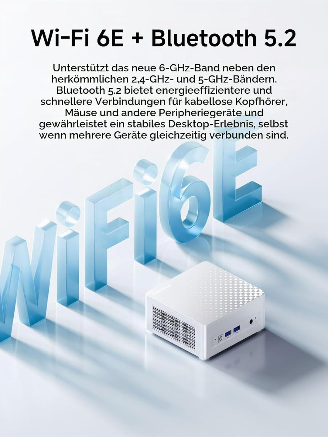 MINIS FORUM M1 Lite Mini PC, Intel Core Ultra 5 125U (12C/14T bis 4,3 GHz), 16 GB DDR5, 512 GB SSD,