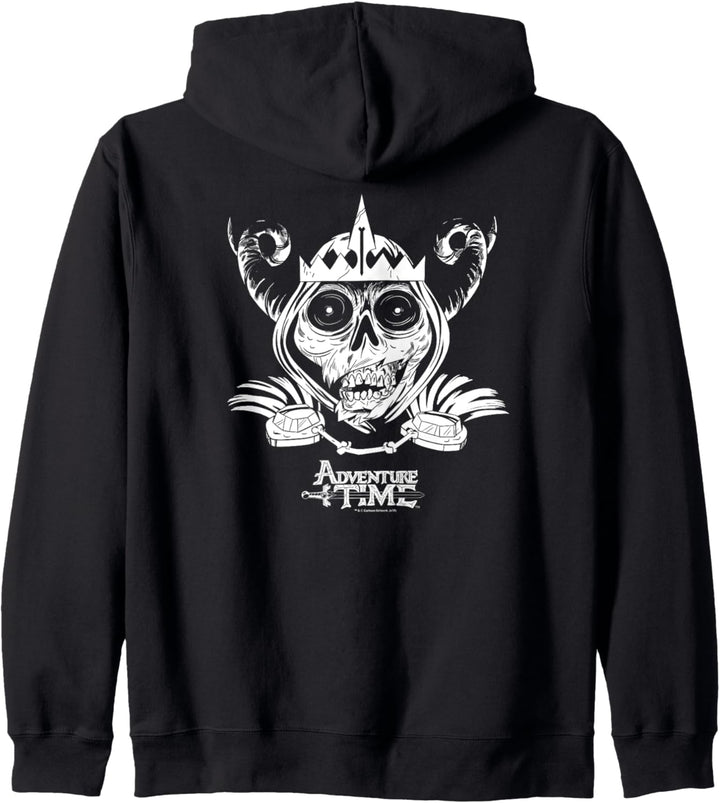Adventure Time Skull Face Kapuzenjacke