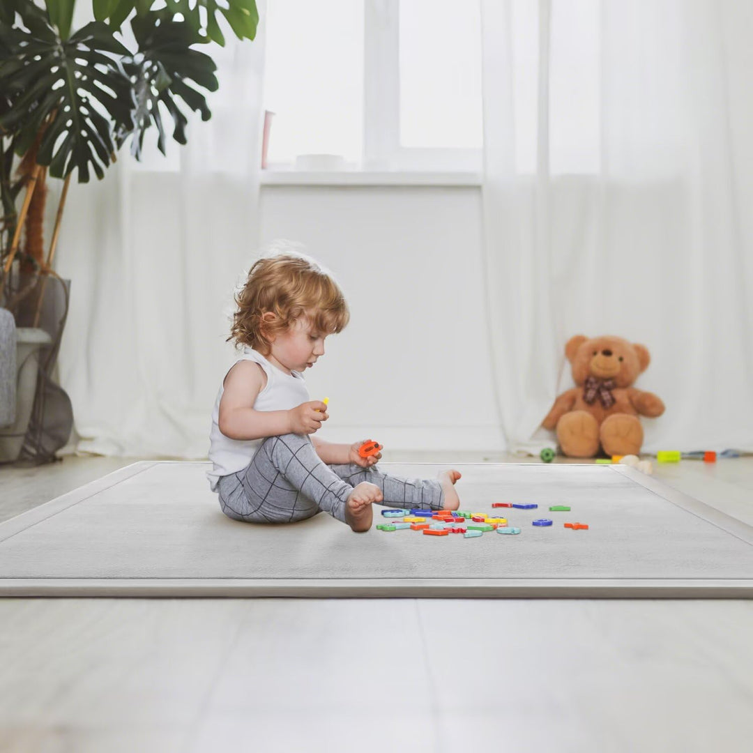 Verdickung Korallen Samt Teppich Kinder Krabbeldecke Weiche Tatami Teppiche Kinder rutschfeste Vergr