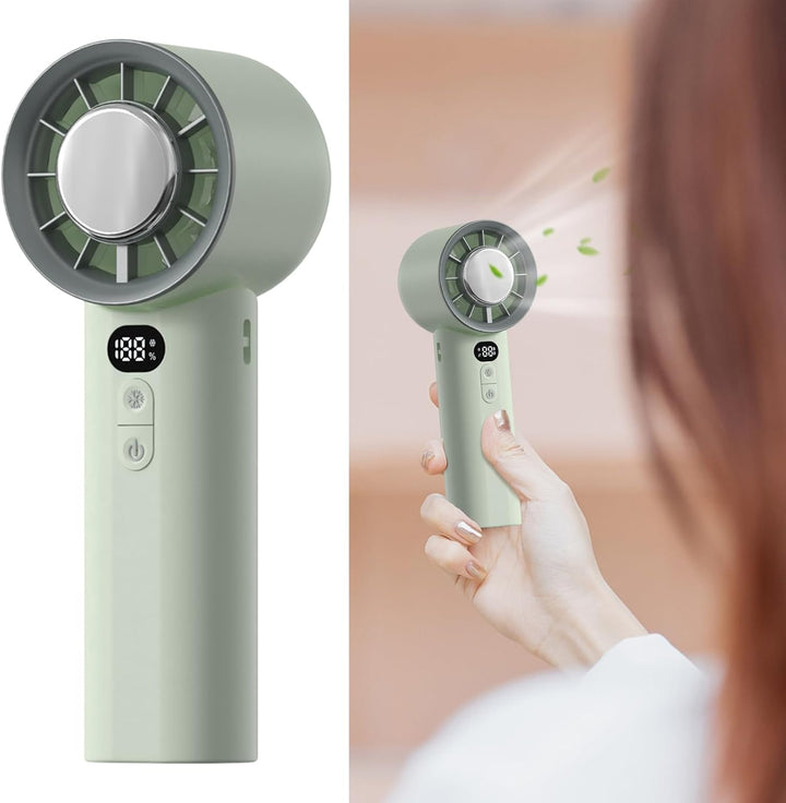 Persönlicher Faltbarer Ventilator,Leiser Reisventilator Klappbar Wiederaufladbar - 3-fach Regulierba