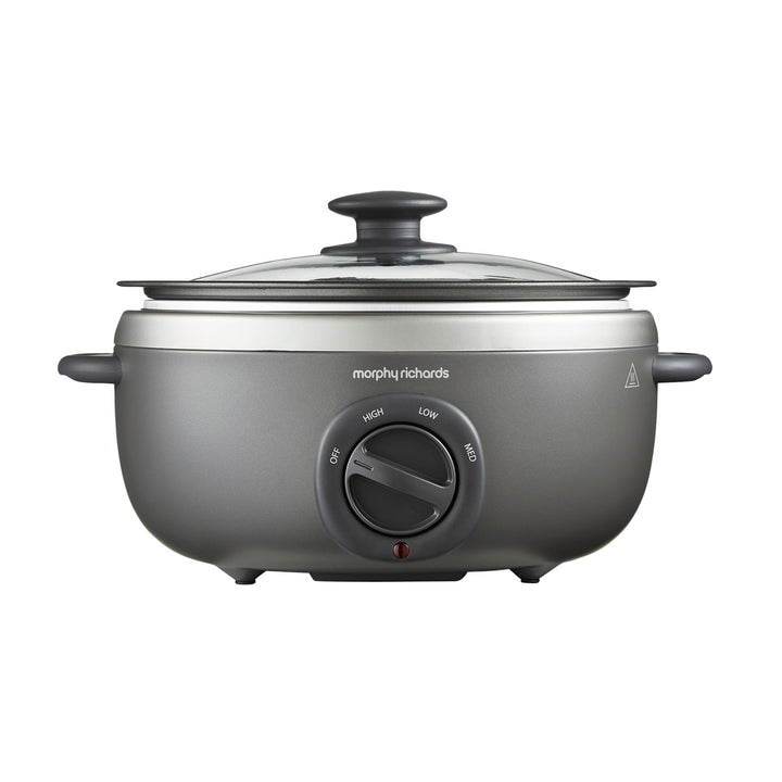 Morphy Richards 460022 Anbraten und Eintopfen 3,5 Liter Oval Slow Cooker Titan 3.5L Titan