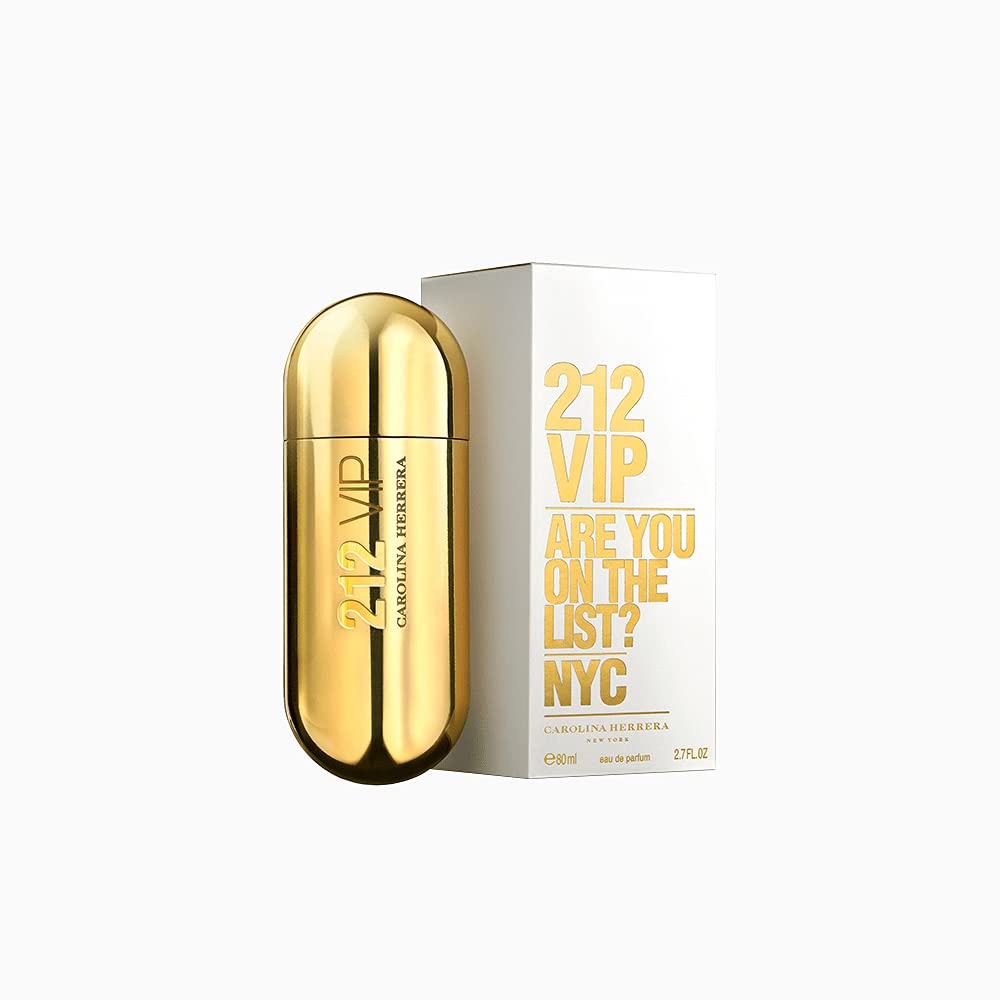 Carolina Herrera 212 VIP Women EDP Spray 80.0 ml, 1er Pack (1 x 80 ml) Rum, Passionsfrucht, Gardenie