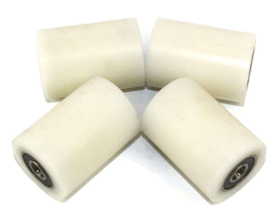 Satz mit 4 Laufrollen mit Kugellager - Nylon Rollen für Palettenhubwagen - Hubwagen Räder Durchmesse