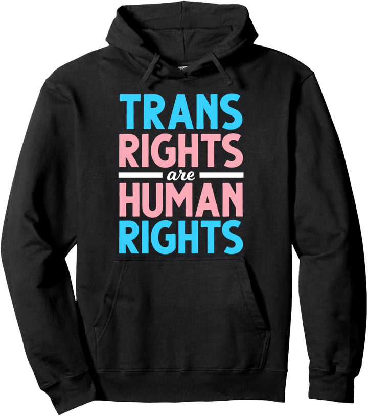 Trans Pride Menschenrechte Queer LGBTQ Transgender Pullover Hoodie