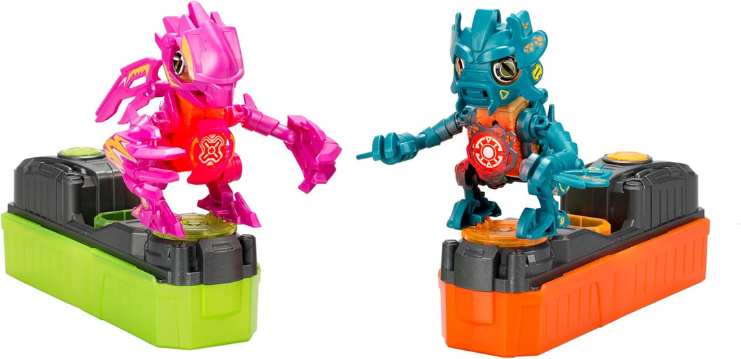 YCOO Biopod Kombat Duo Pack – 2 elektronische Kreaturen zum Bauen und Sammeln – Rosa und Grün – Spie