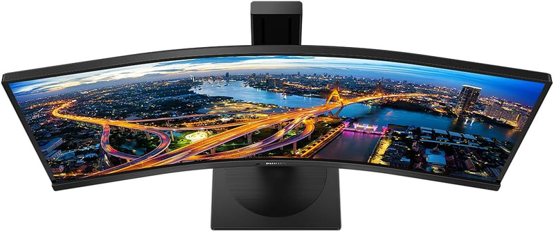 Philips 346B1C - 34 Zoll WQHD Curved USB-C Docking Monitor, höhenverstellbar (3440x1440, 100 Hz, HDM