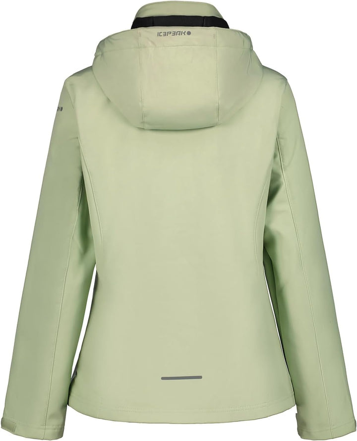 ICEPEAK Damen Brenham Softshell Jacke 40 -527 Green, 40 -527 Green
