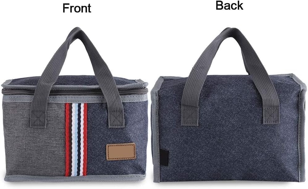 Lunch Tasche, isolierte Tragbare Kühltasche mit Wärmeisolierung für Picknick, Schule, Arbeit, Outdoo