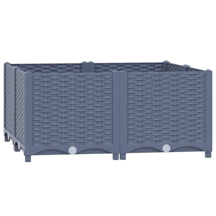 vidaXL Hochbeet Blumenkasten Gartenbeet Pflanzkasten Gemüsebeet Pflanzbeet Frühbeet Pflanzkübel Blum
