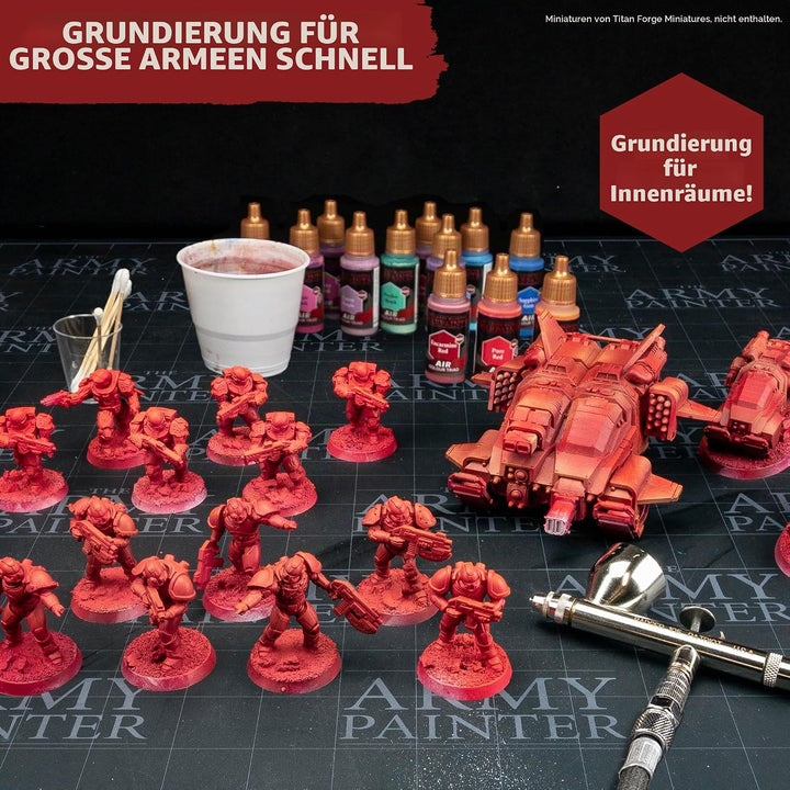 The Army Painter Warpaints Air Komplett Set, Airbrush Acrylfarben Set Mit 126 Airbrush Farben 18ml,
