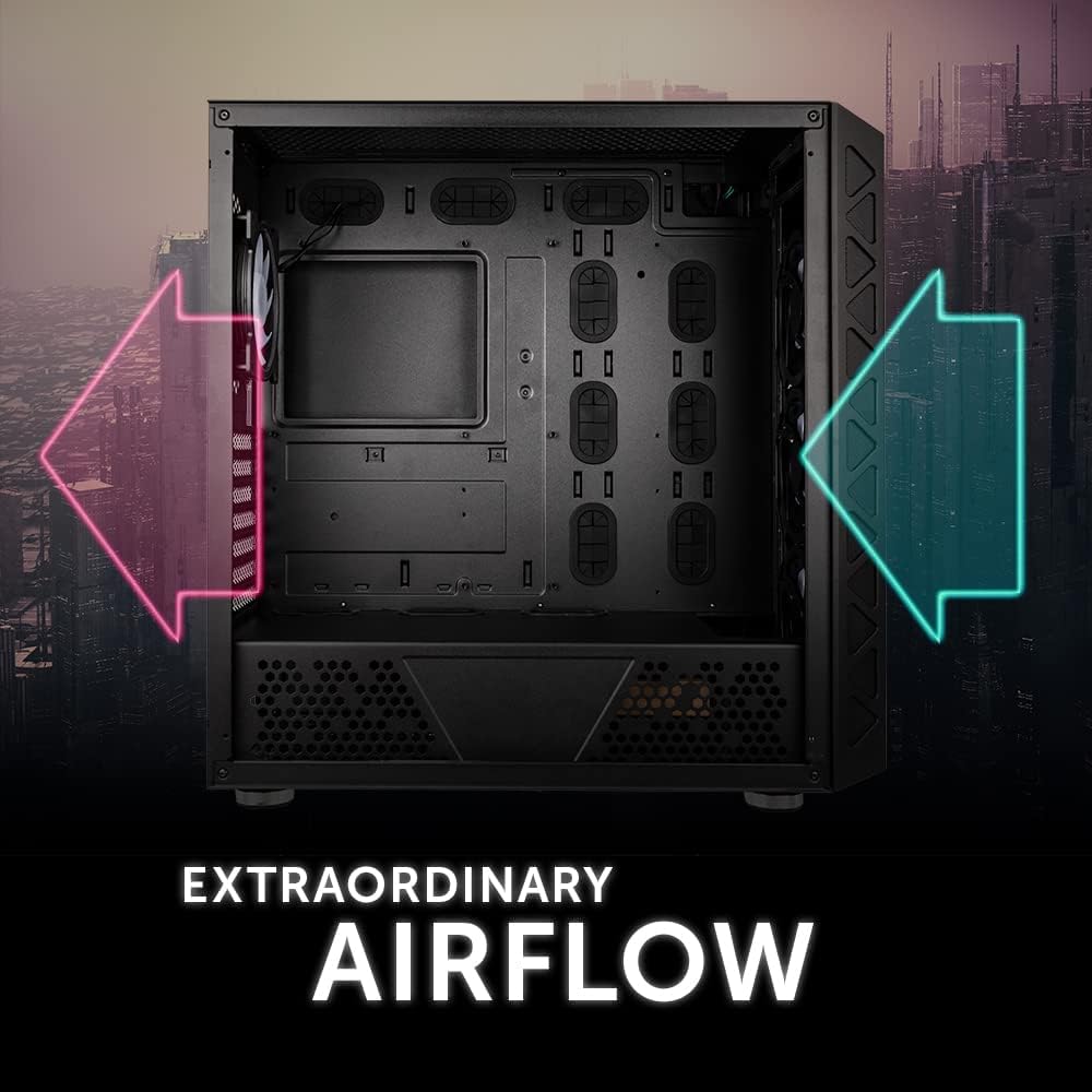 Kolink Citadel Mesh ARGB Midi-Tower PC Gehäuse E ATX Gehäuse RGB PC-Gehäuse, Tempered Glass Computer