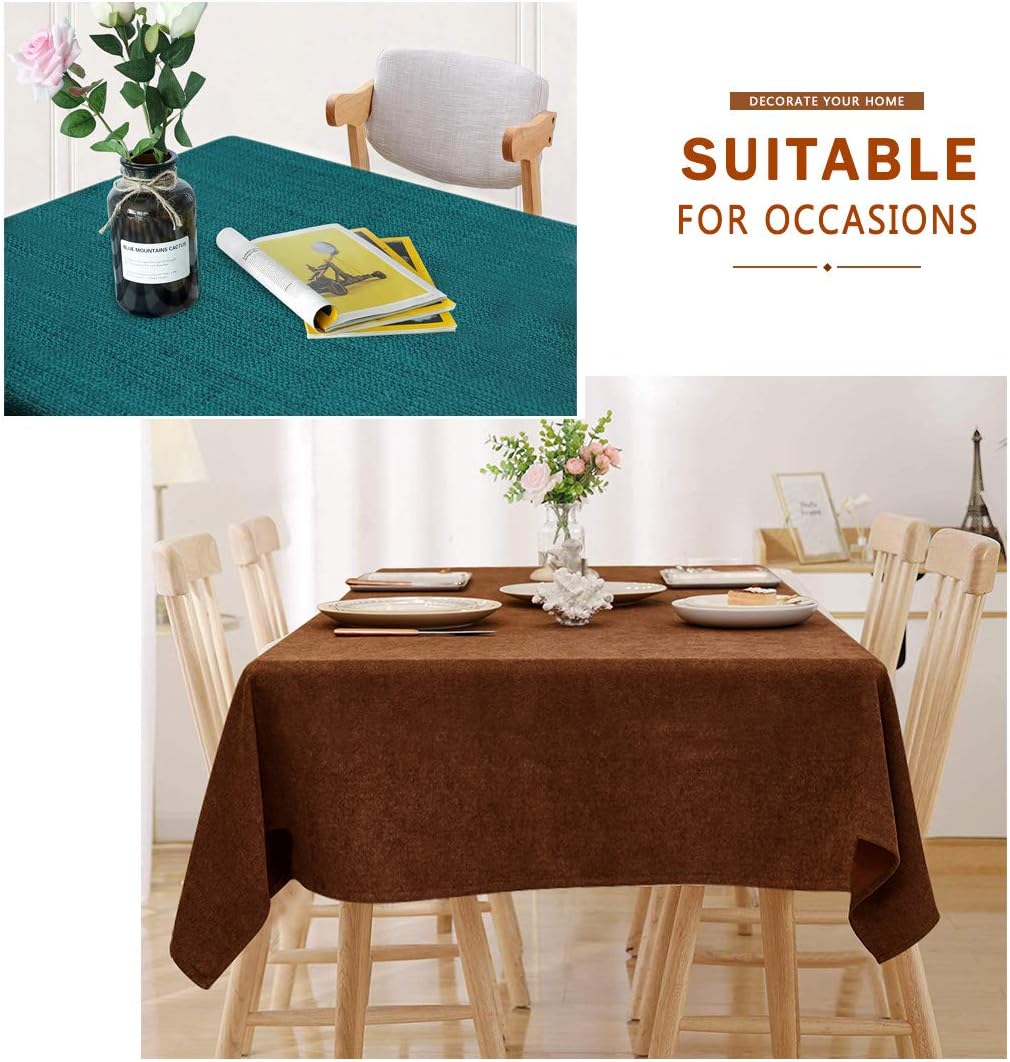 WAITER TREE Tischdecke Hochwertig Tischdecke Abwaschbar Tischtuch Pflegeleichte Tischdecke Flaumopti