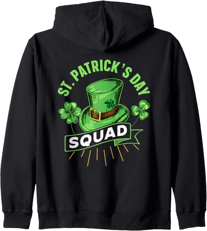 St Patrick's Day Squad Ire Irland St. Patricks Day Irisch St Kapuzenjacke