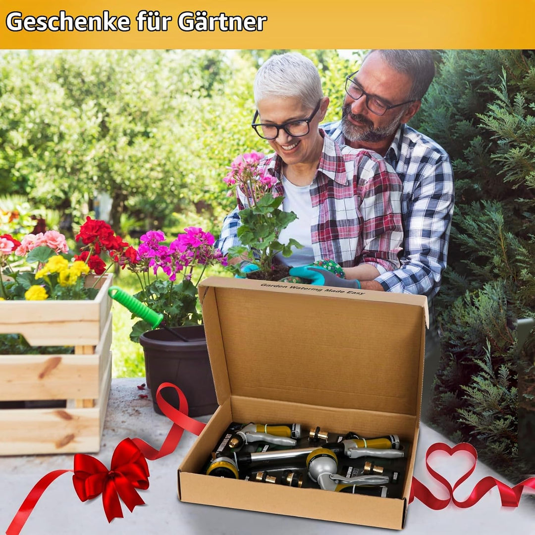 RESTMO Langer Teleskop Giessstab 92-152 cm, Lang Gartenbrause Metall mit 180° schwenkbaren Kopf, 7 S