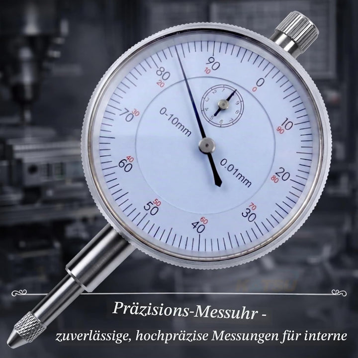 KATSU Innendurchmesser Messuhr Set, 50-160mm Metrisch 0,01mm Präzisions Bohrungslehre Messuhr Zylind