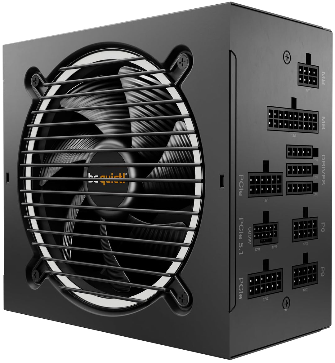 be quiet! Pure Power 12 M 850W, ATX 3.0- und PCIe 5.0 kompatibel, 80 Plus Gold, moduleres Netzteil,