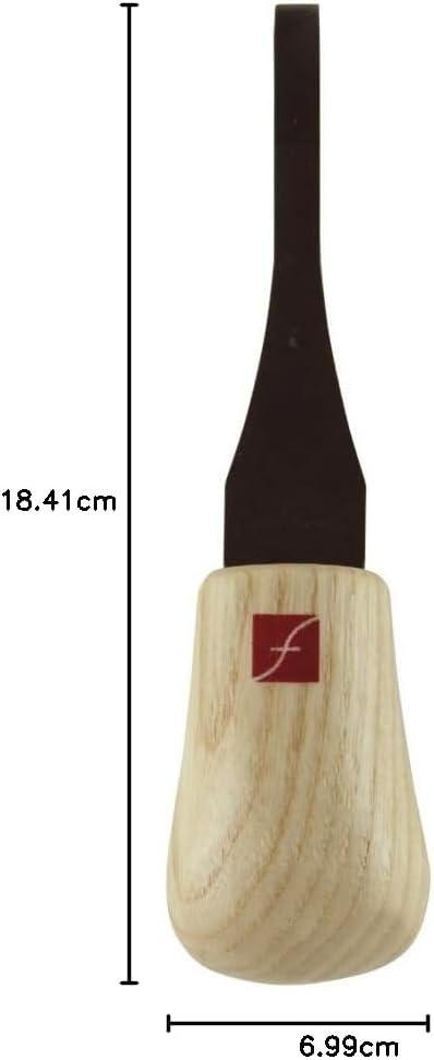 Flexcut #1 Palmmeissel, Hartstahl, massiver Eschenholzgriff, 1/4 Zoll (FR329) #1 - 1/4 Inch Handmeis