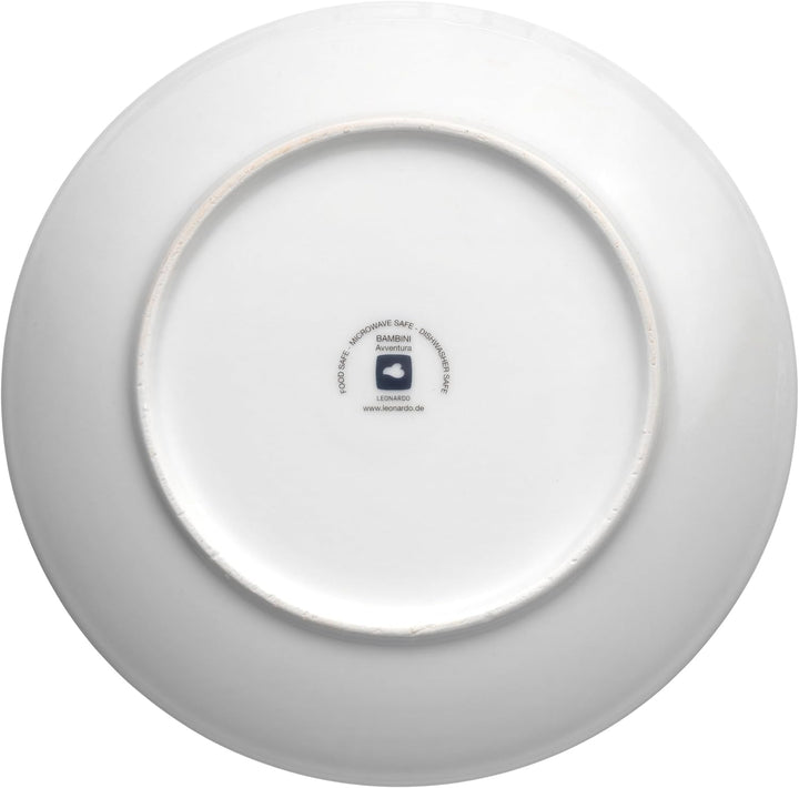LEONARDO HOME Bambini Avventura Kinder Geschirr-Set 3-teilig - Kinder-Geschirr aus Porzellan - Spülm