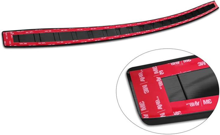 Avisa Schwarz Edelstahl Heckstossstangenschutz kompatibel mit SsangYong Rexton (YK) Facelift 2021- '