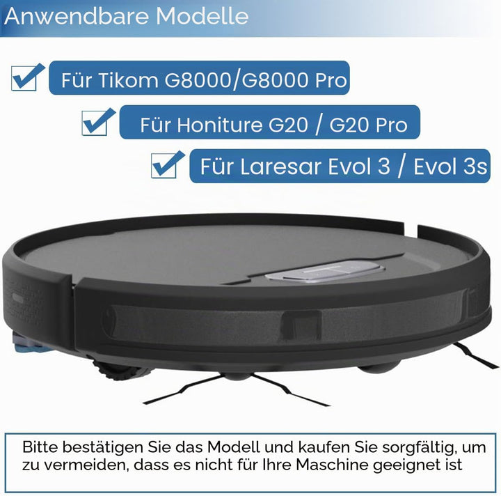 Bürstenrollen Ersatzteile für Tikom G8000 / G8000 Pro, für Honiture G20 / G20 Pro, für Laresar Evol