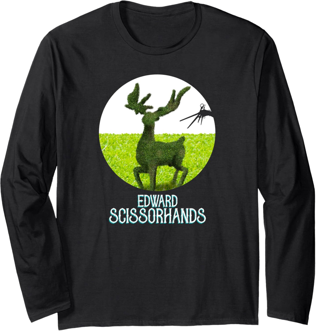 Tim Burton’s Edward Scissorhands Deer Topiary Langarmshirt