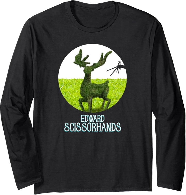 Tim Burton’s Edward Scissorhands Deer Topiary Langarmshirt