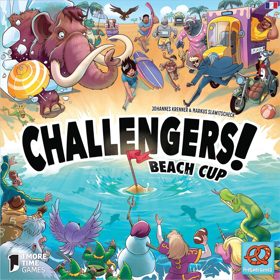Asmodee - Z-Man Games – Challengers Beach Cup – Gesellschaftsspiele – Kartenspiele – interaktives De