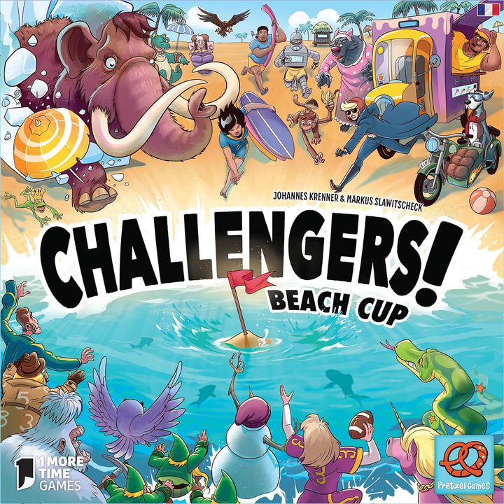Asmodee - Z-Man Games – Challengers Beach Cup – Gesellschaftsspiele – Kartenspiele – interaktives De