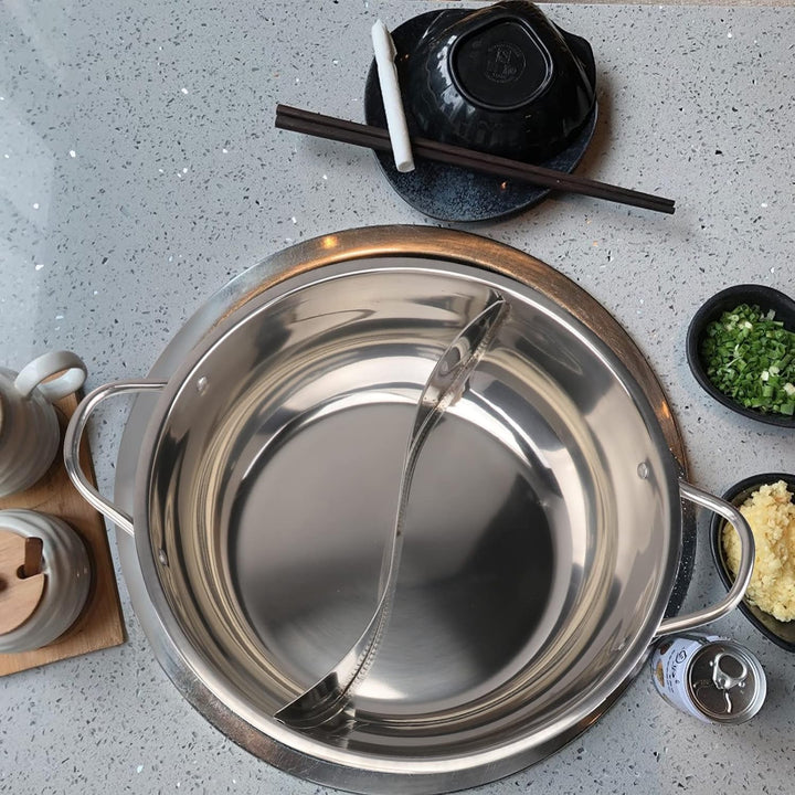 Cabilock Multifunktionaler Induktionskochtopf Mit Glasdeckel Für Hot Pot Und Familienfeiern Geschmac
