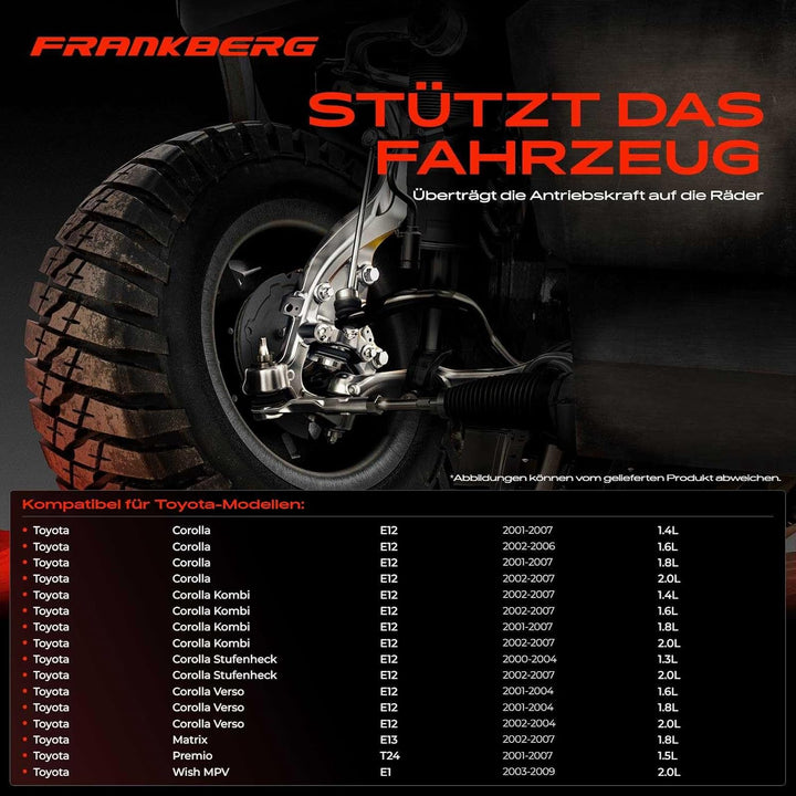 Achsschenkel Radaufhängung Vorne Rechts für Corolla E12 CDE12 ZZE12 E12J Matrix E13 Premio ZZT24 Wis