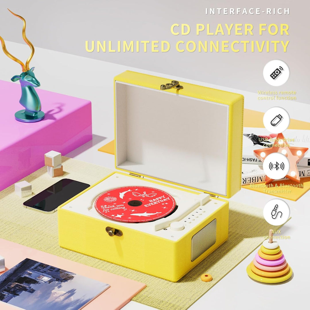 Yintiny Gelber CD-Player
