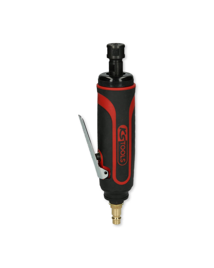 KS Tools Stabschleifer Druckluft 515.5410 6mm I Geradschleifer mit Drehzahl-Regulierung I Für HM-Frä